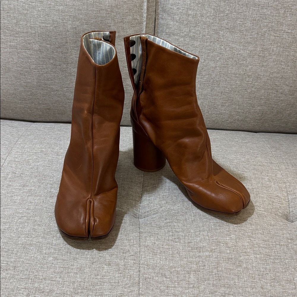 Maison Martin Margiela Tabi Leather Boots